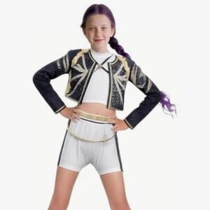 NEW Rumi K Pop Demon Hunters Costume for Kids Sz 9-10 (140)